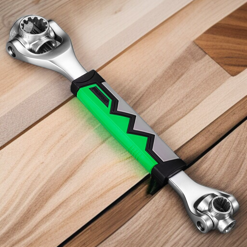 Llave Herramienta Universal 8 en 1 Resistente y Multifuncional