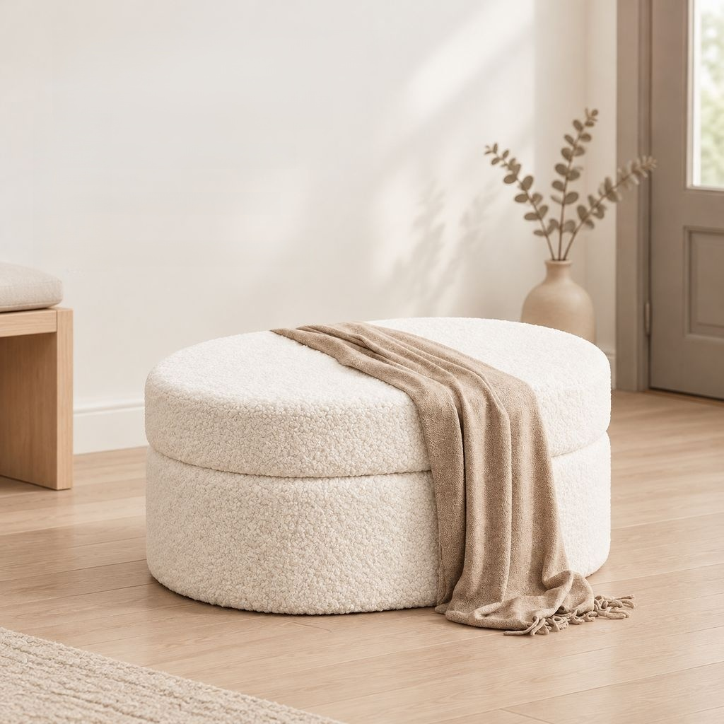 Sitzbank mit Stauraum Polsterhocker Schuhbank Langer Hocker Umkleide Flur