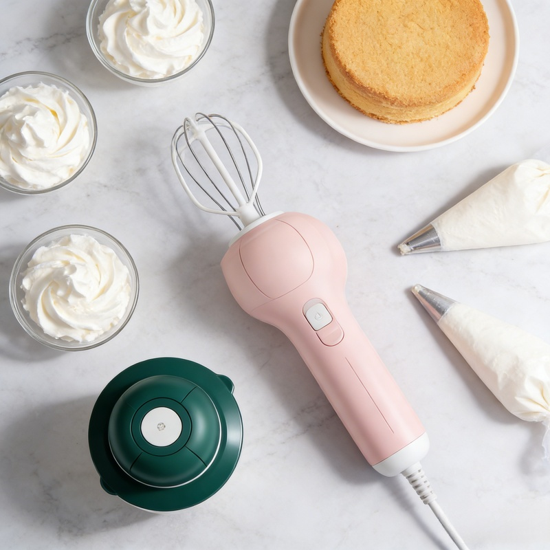 Multifunctional Cordless Milk Frother Portable Mixer for Soy Milk and Cake Baking