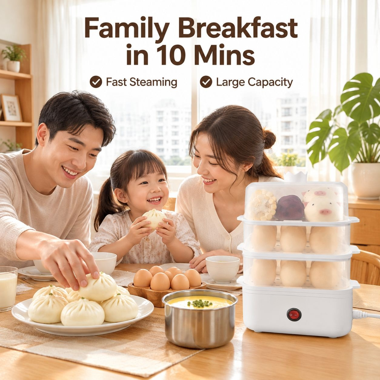 Smart Convenient Egg Custard Maker
