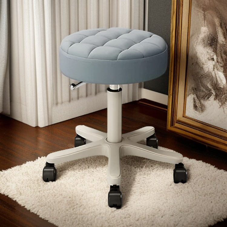 家庭用多機能円形理髪チェア滑車付き金具