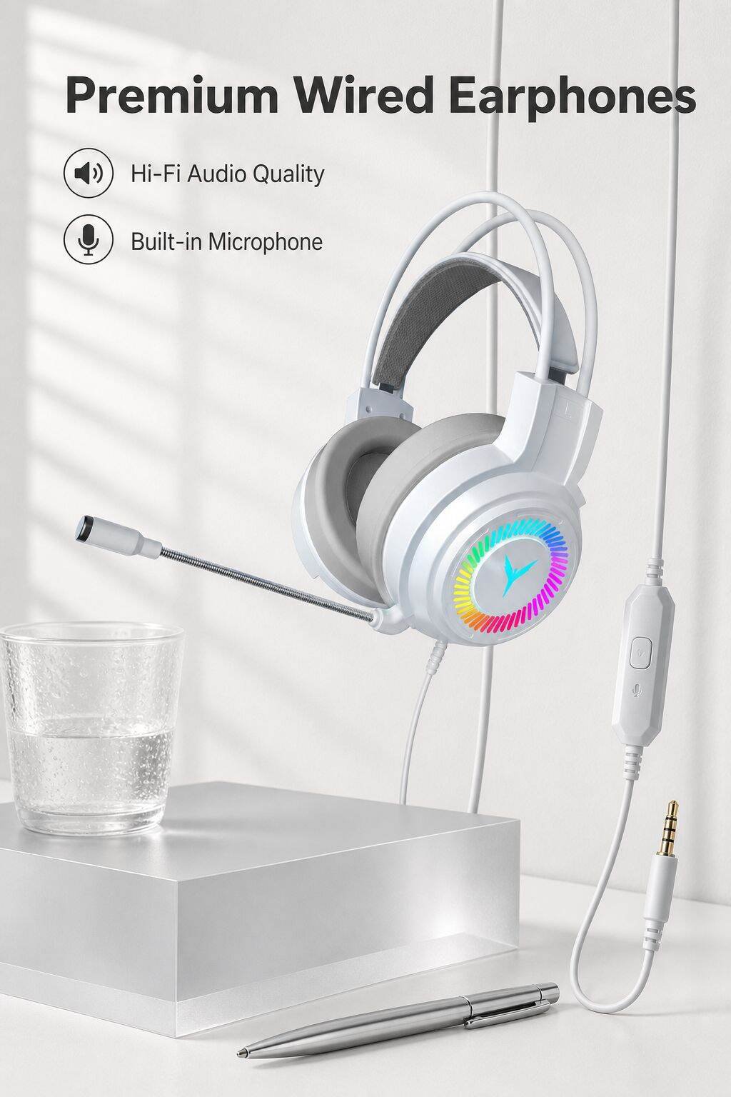 Wired Earphones with Microphone