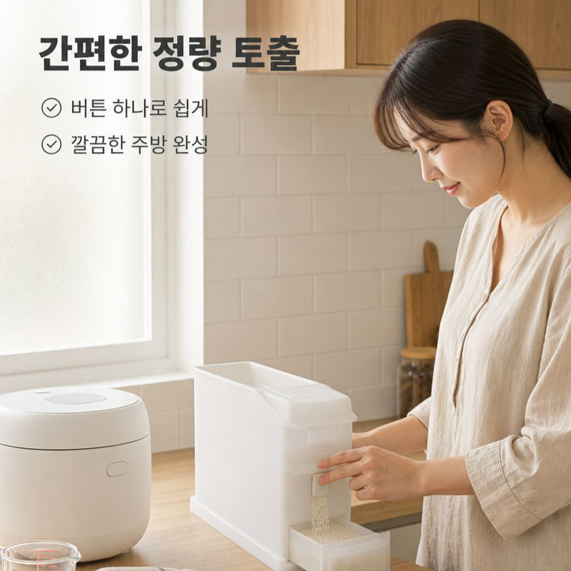 습기 방지 쌀 보관함
