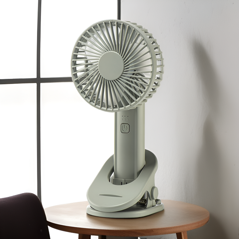 미니 핸드헬드 데스크탑 선풍기 USB 충전 야외 클립형 선풍기