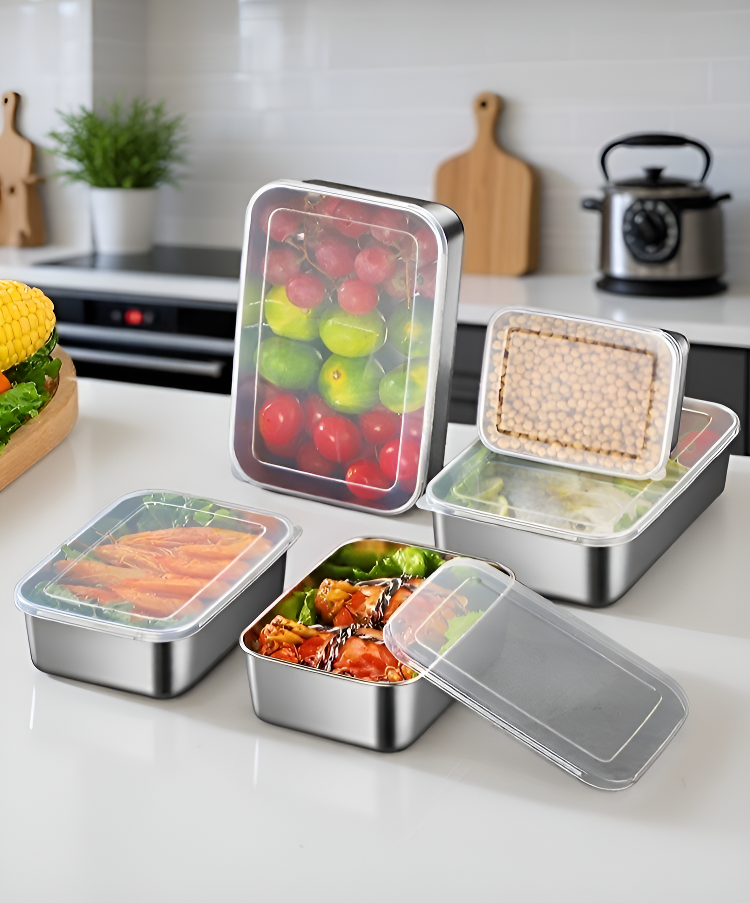 エコで安全な密閉食品保存ボックス