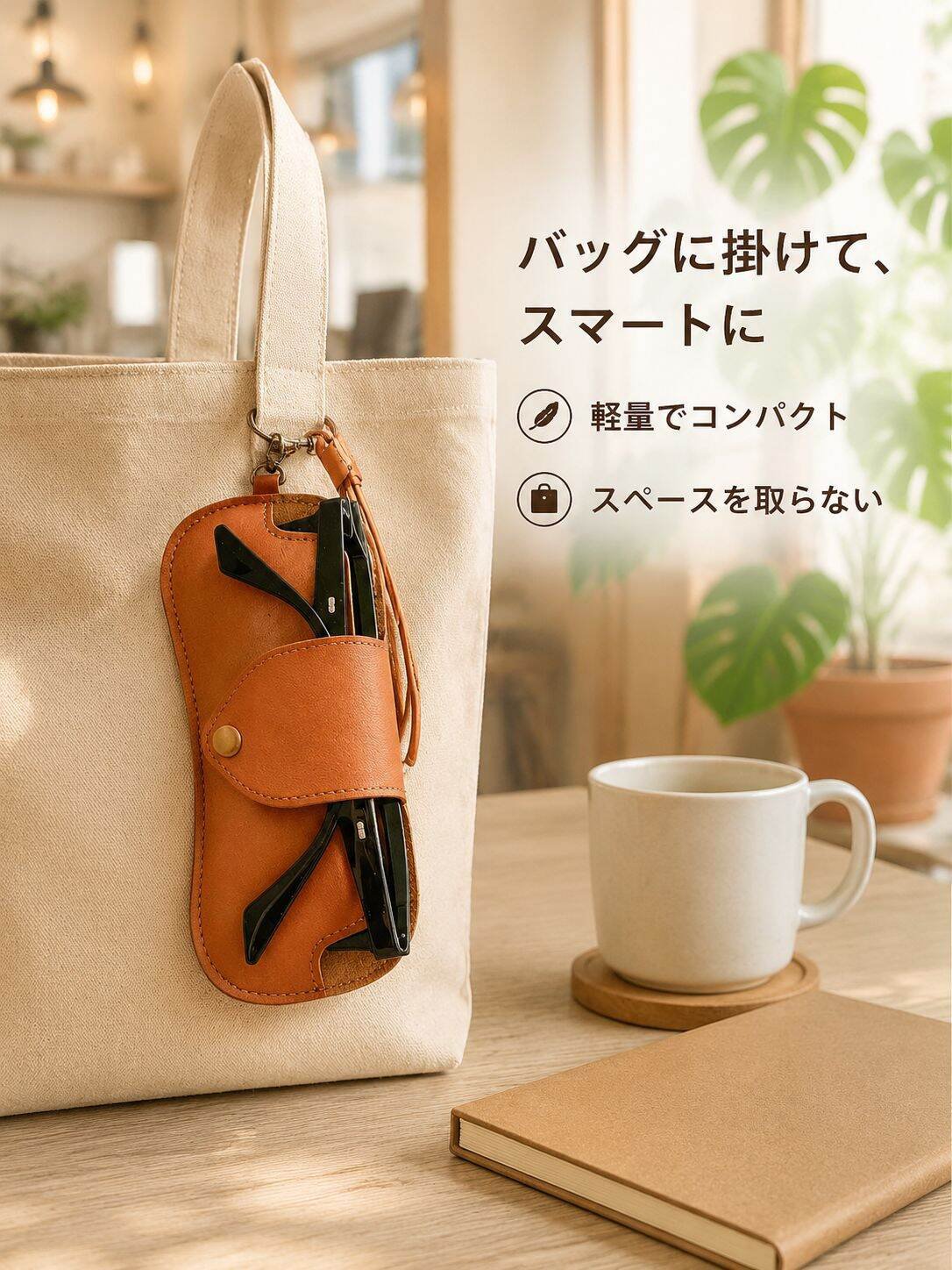 女性用携帯サングラス収納バッグ