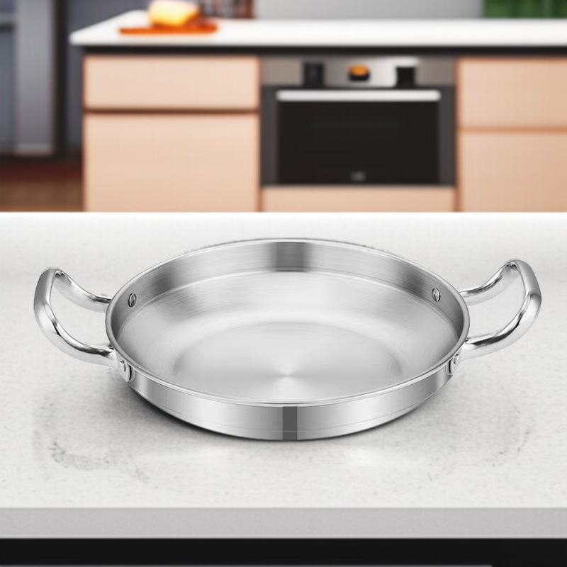 해산물 냄비 부대전골 냄비 스테인리스 해산물 냄비 얕은 냄비 마른 냄비 해산물 냄비 프라이팬 접시