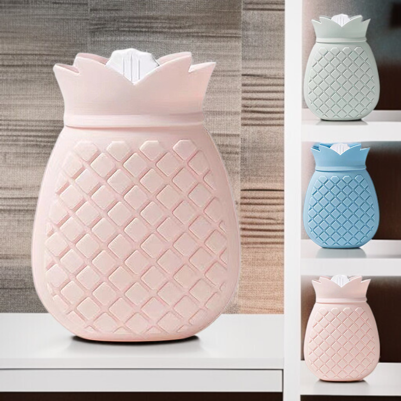 친환경 온수팩 피부 친화 무취 주수 가열 파인애플 실리콘 배따뜻한 온수팩