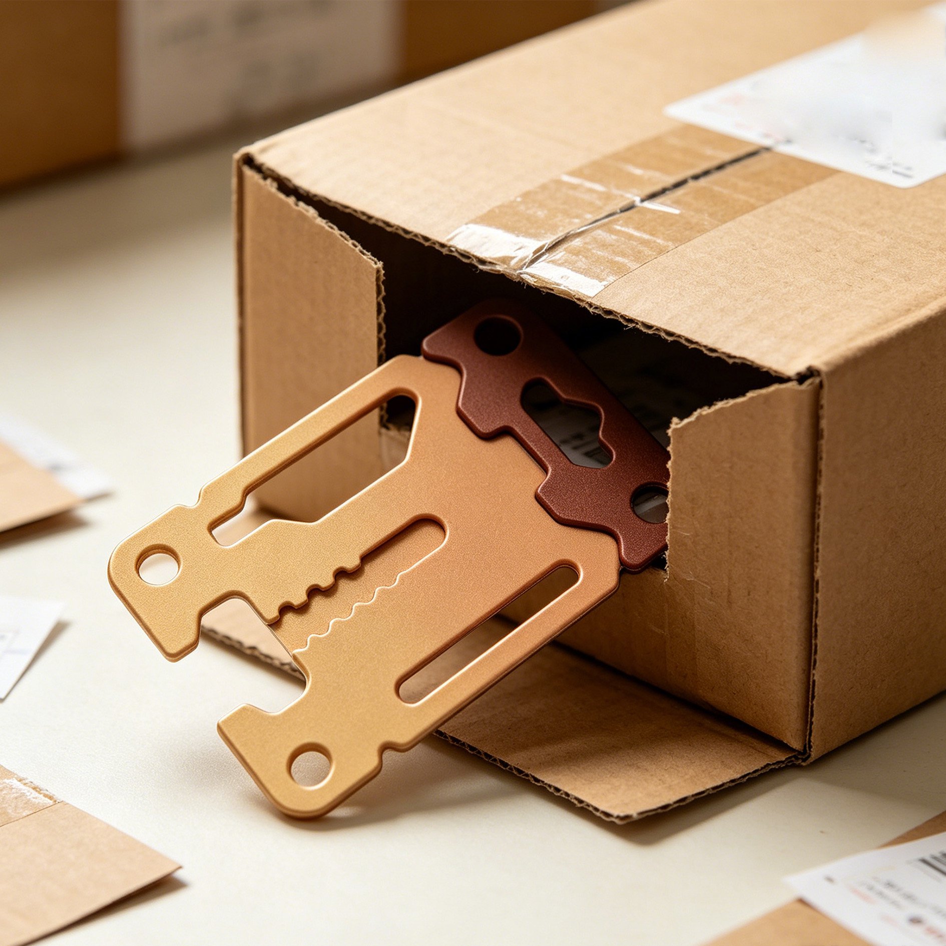 Sicherer Paketöffner aus robustem Material