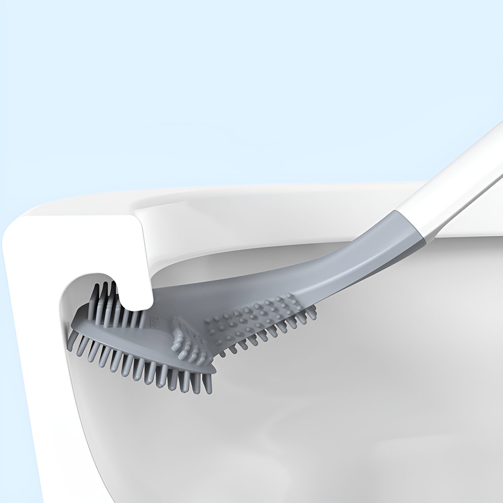 トイレブラシ トイレ掃除 ブラシ ケース付き トイレブラシ おしゃれ トイレ 掃除 便器掃除 トイレ掃除ブラシ バスルーム用品 清潔 トイレクリーナー 360°ブラシ