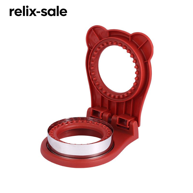 อุปกรณ์อบขนม: พิมพ์ตัดแซนวิชรูปวงกลม (ชุด 4 ชิ้น)