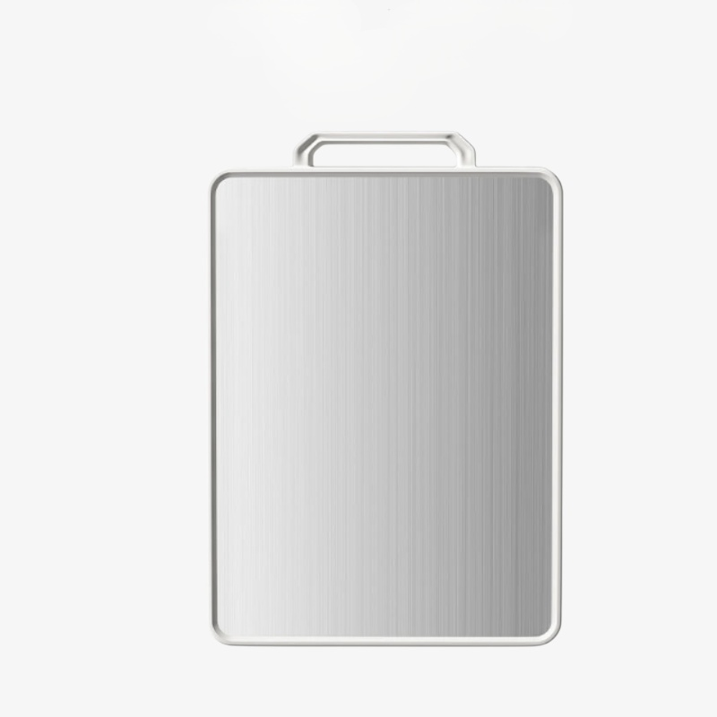 항균 곰팡이 방지 양면 스테인리스 도마 라지 바둑판 칸막이 도마 이유식 도마