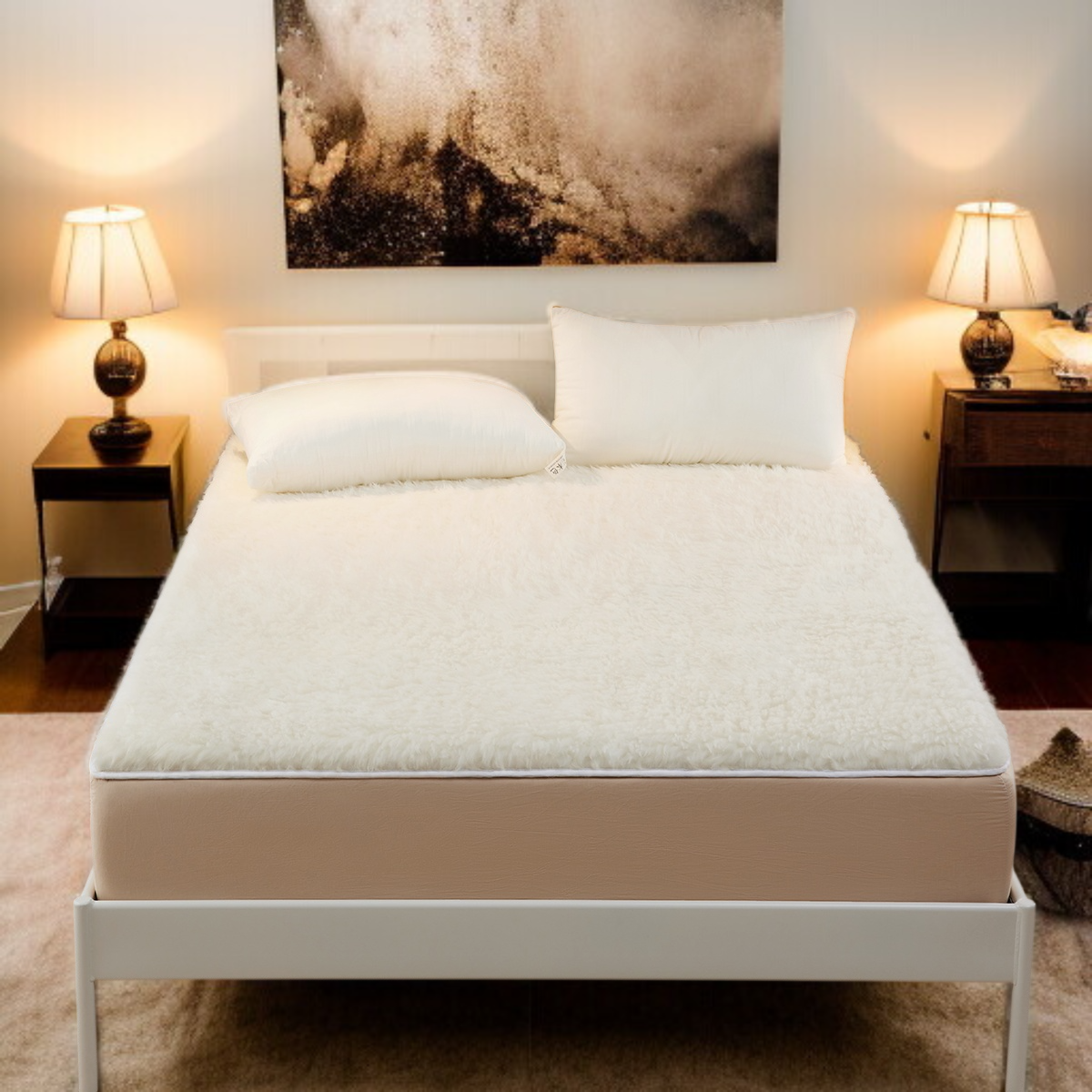 양털 침대 매트 쿠션 집방 캐시미어 매트리스 쿠션 매트리스 홈 방적 울 매트리스