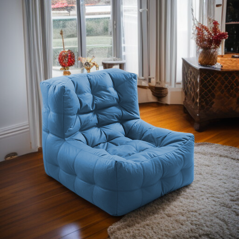 인테리어에 어울리는 와플 빈백 의자 연출샷