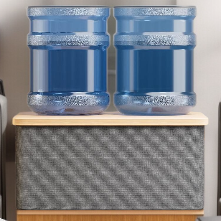 다양한 색상과 디자인의 헝겊 바구니