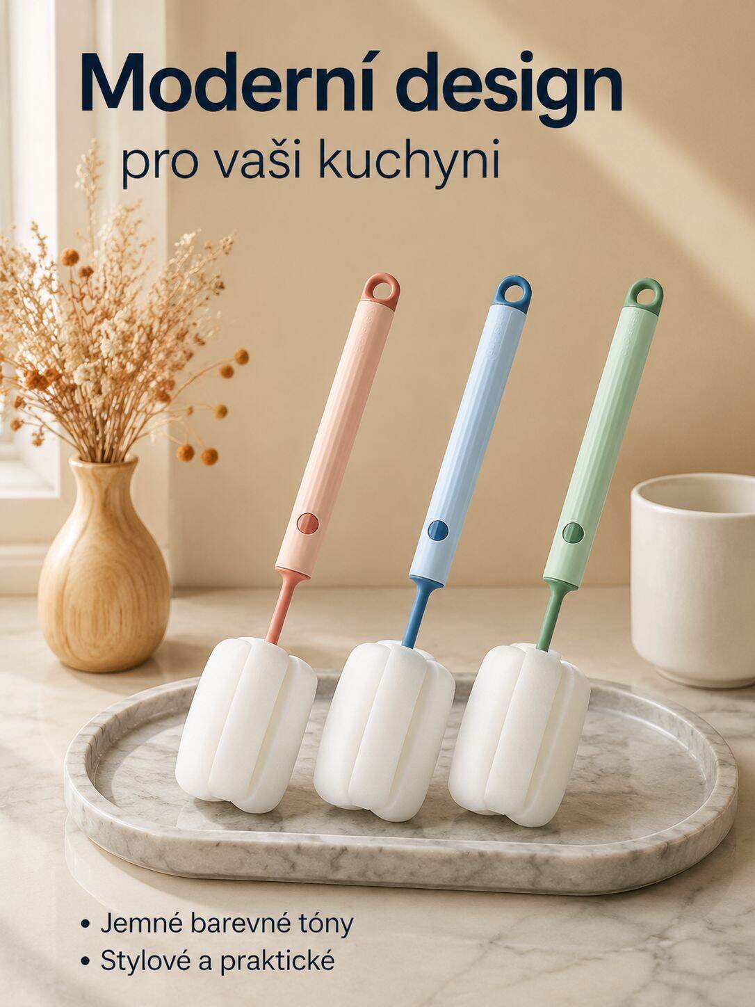 Multifunkční čisticí houbička pro domácnost