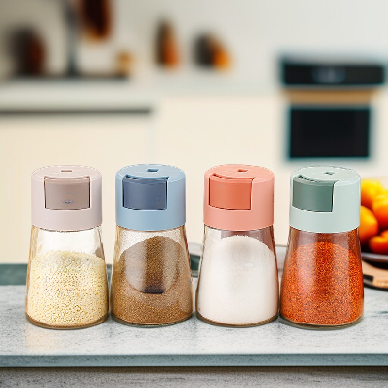 가정용 유리 양념통 세트 밀폐 압식 방습 주방 양념병
