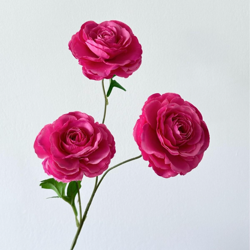 Fleurs artificielles rose rose