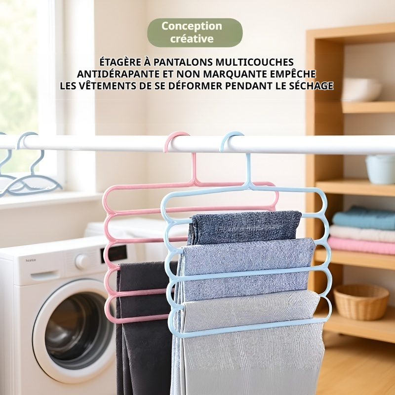 Séchoir à linge à cinq niveaux