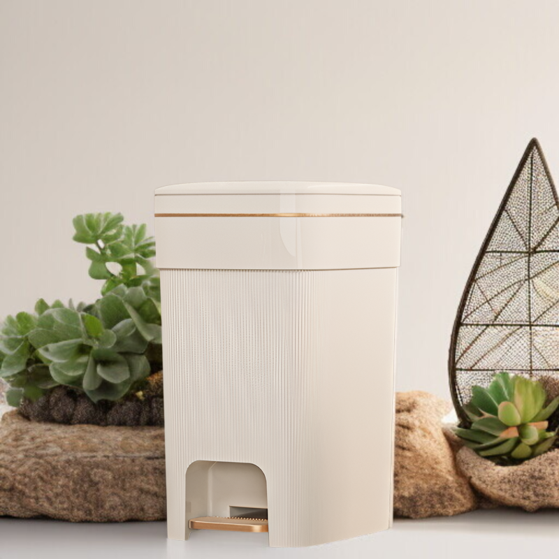 家庭用キッチンゴミ箱縦型パターン大容量ゴミ箱リビングルームバスルームゴミ箱蓋付きトイレゴミ箱寝室大型ゴミ箱高級ゴミ箱