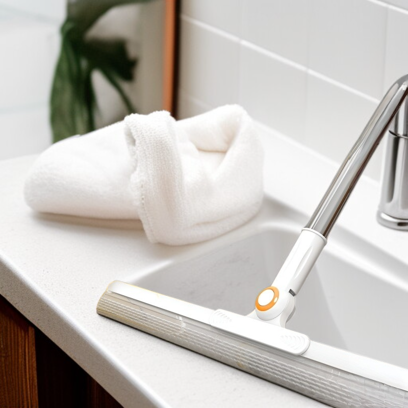 업그레이드 쿼드원 빗질 물마술 빗질 유리 바닥 와이퍼 실리콘 바닥 와이퍼 양면 볼록 가정용 화장실 빗질