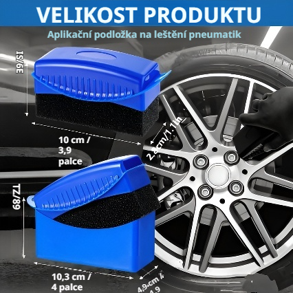 Houba na voskování auta, leštění a odstraňování lepidla