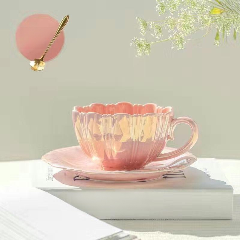 Petal Coffee Cup and Saucer Set