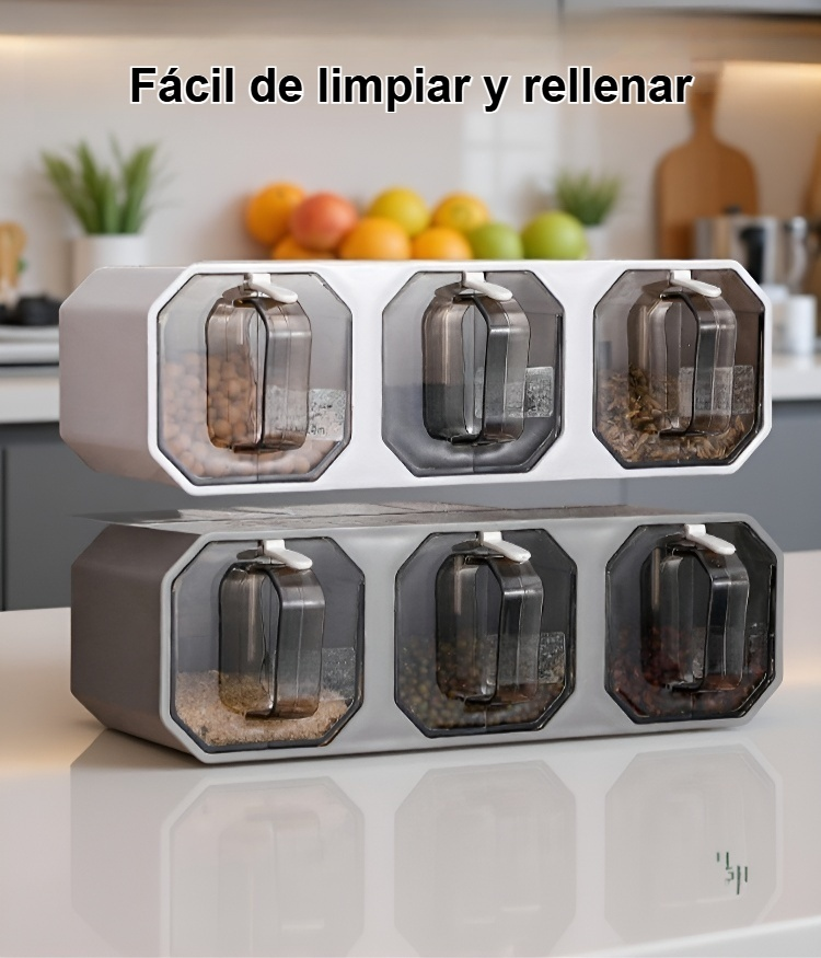 Organizador de especias compacto y moderno