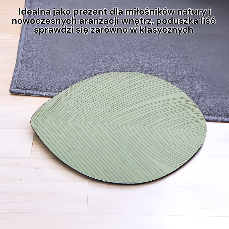 Poduszka dekoracyjna w kształcie liścia, do salonu i sypialni