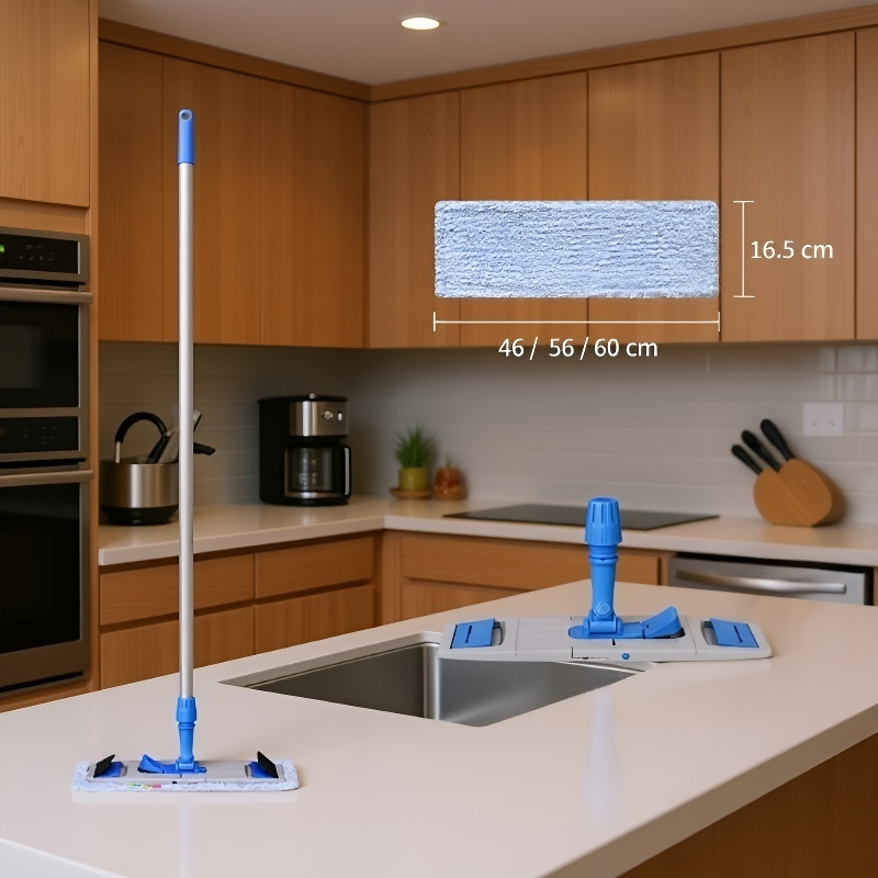 滑り止め加工付き床用モップ