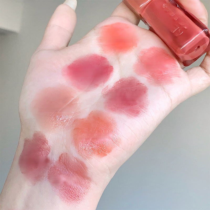 Lápiz labial lindo transparente de alto brillo