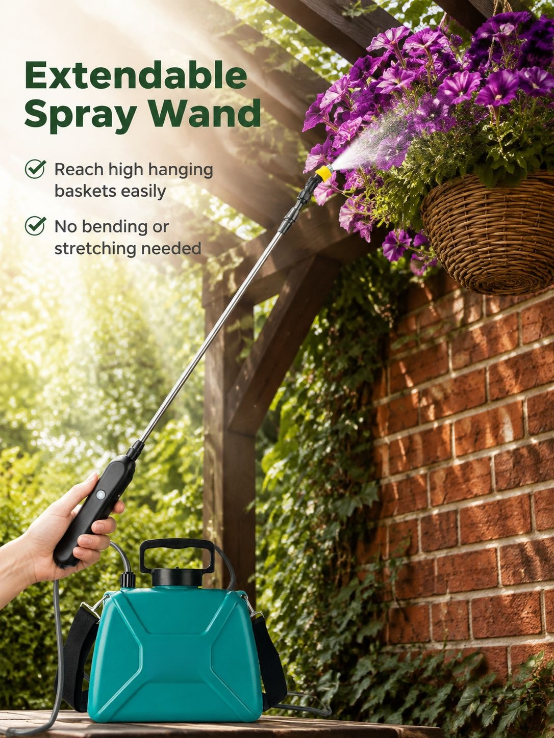 Household Electric Garden Sprayer for Watering and Disinfection