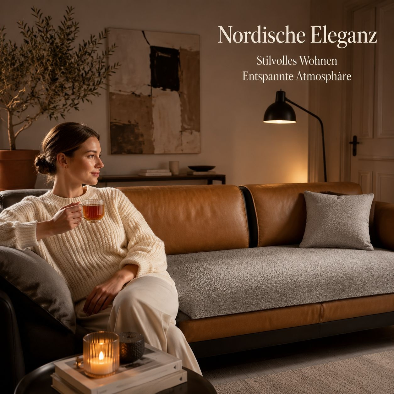 Elegante, rutschfeste Sofaauflage, ganzjährig nutzbar