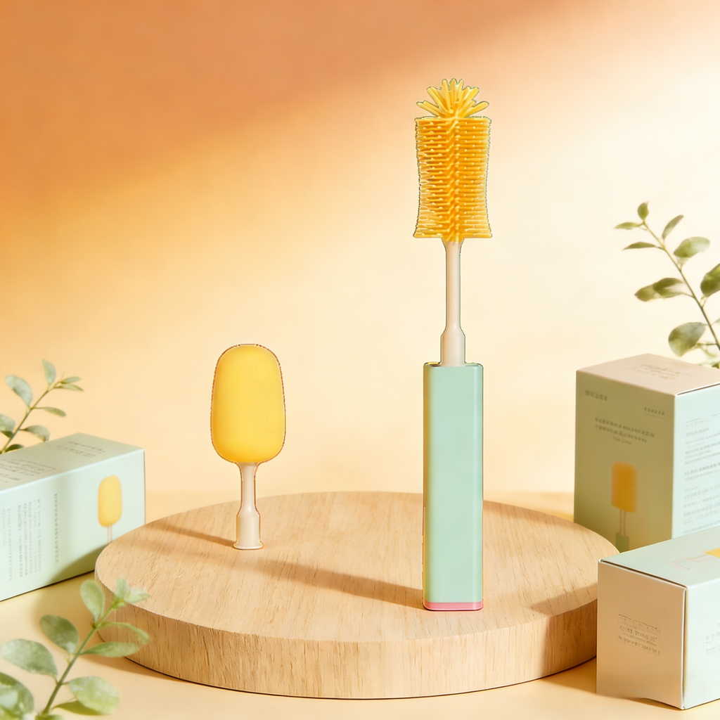 Fully automatic cup brush set