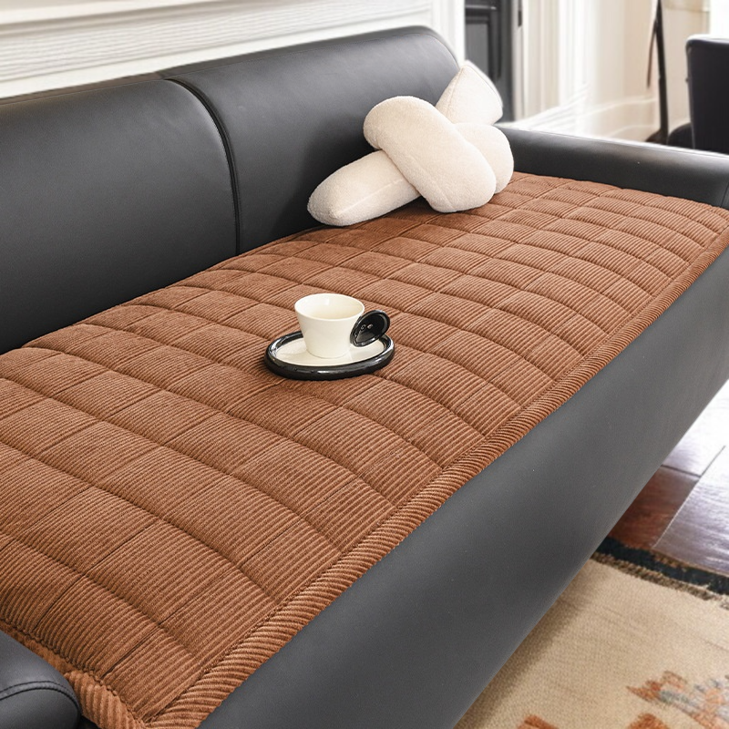 지중해 스타일 두꺼운 소파 쿠션 두꺼운 코듀로이 세탁기 플러스 쿠션 미끄럼 방지 방석 미끄럼 방지 쿠션 두꺼운 소파 쿠션