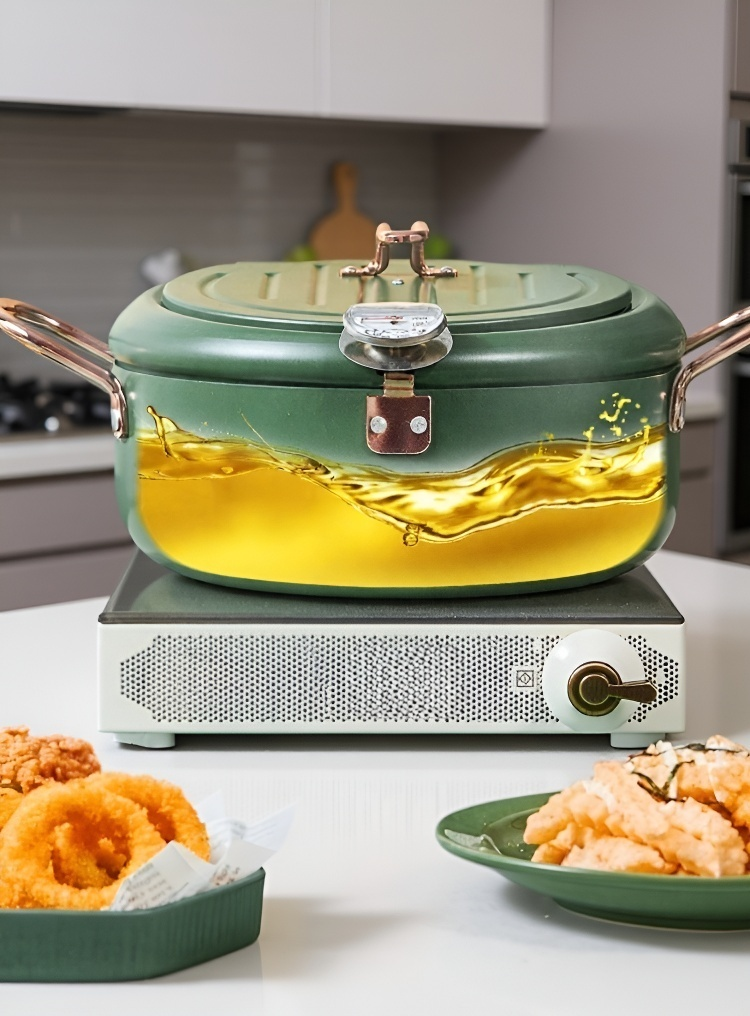 Modernes Design der Luxus-Fritteuse aus Japan