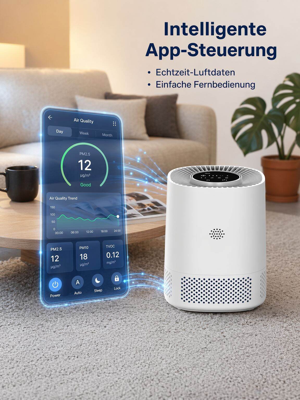 JMY-wifi intelligenter Luftreiniger