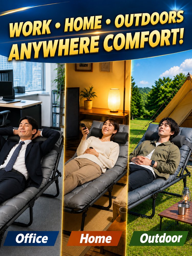 Cloud Sensation Airbag Foldable Lounge Chair
