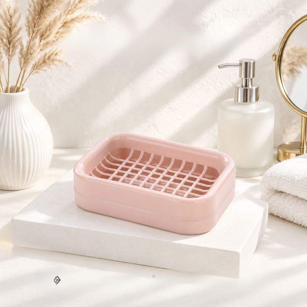 Luxury double-layer premium laundry soap draining box