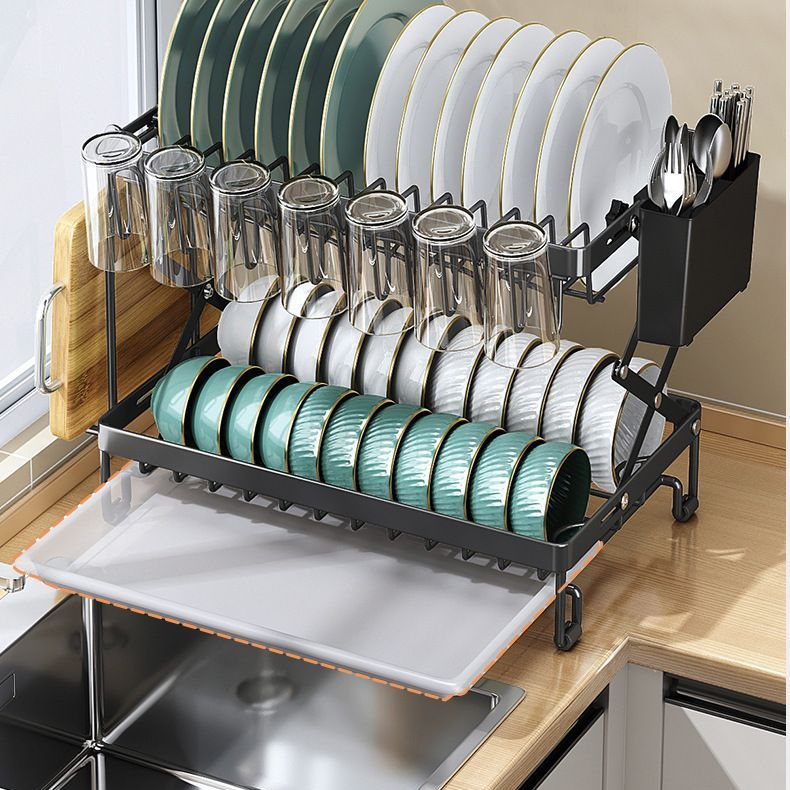 Tabletop Bowl and Plate Storage Rack