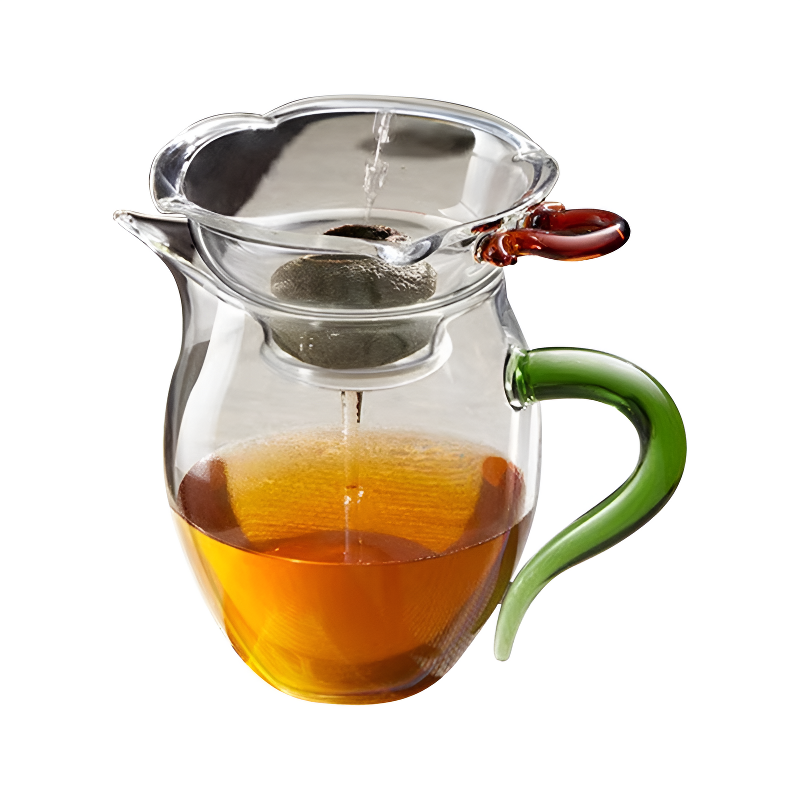 내열 강화 유리 필터 공도컵 쿵푸 차 세트