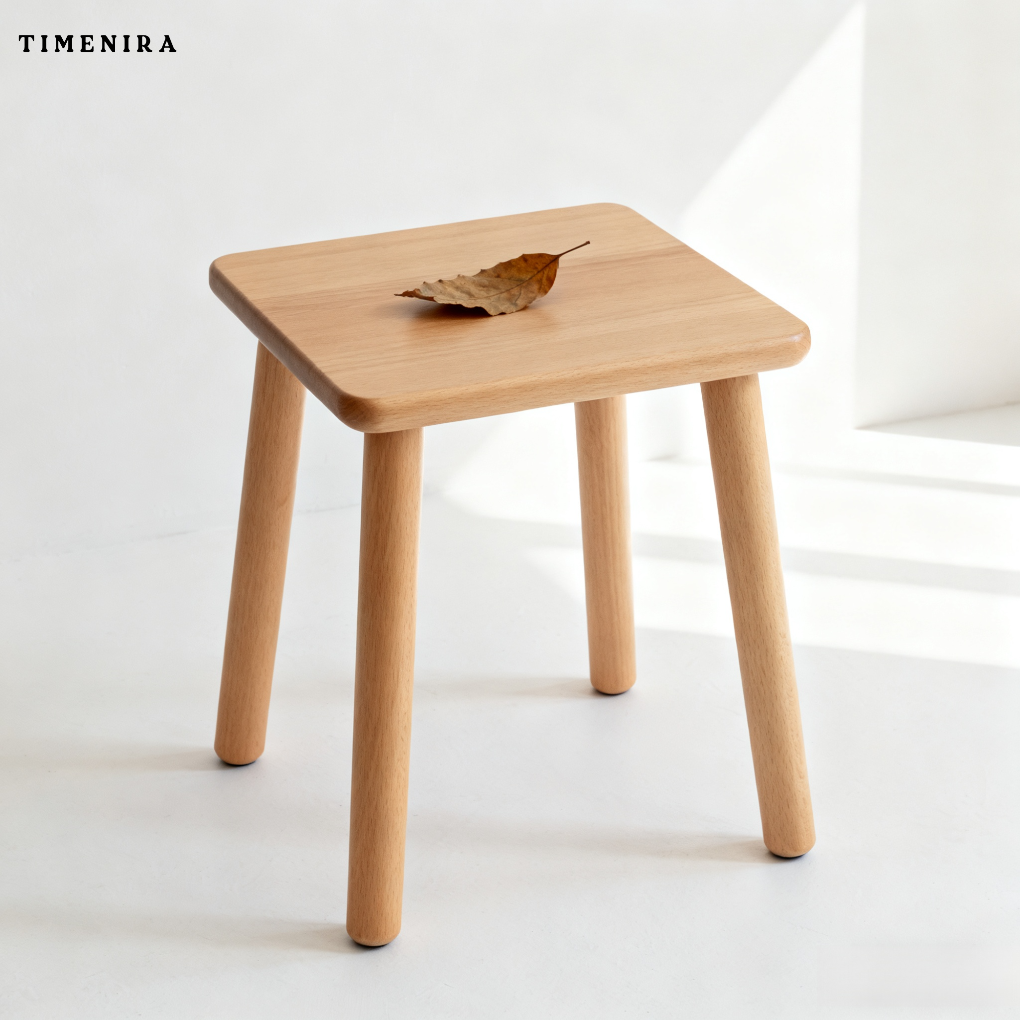 เก้าอี้เตี้ยไม้คุณภาพสูงใช้งานอเนกประสงค์