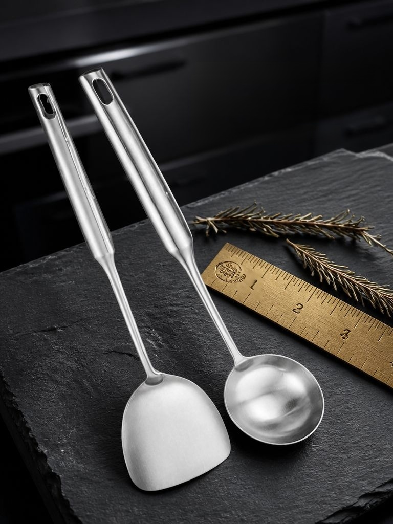 Metal spatula for lifting and serving a variety of foods