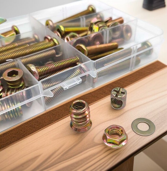 Laufmutternsatz für Maschinenbau und Möbelherstellung