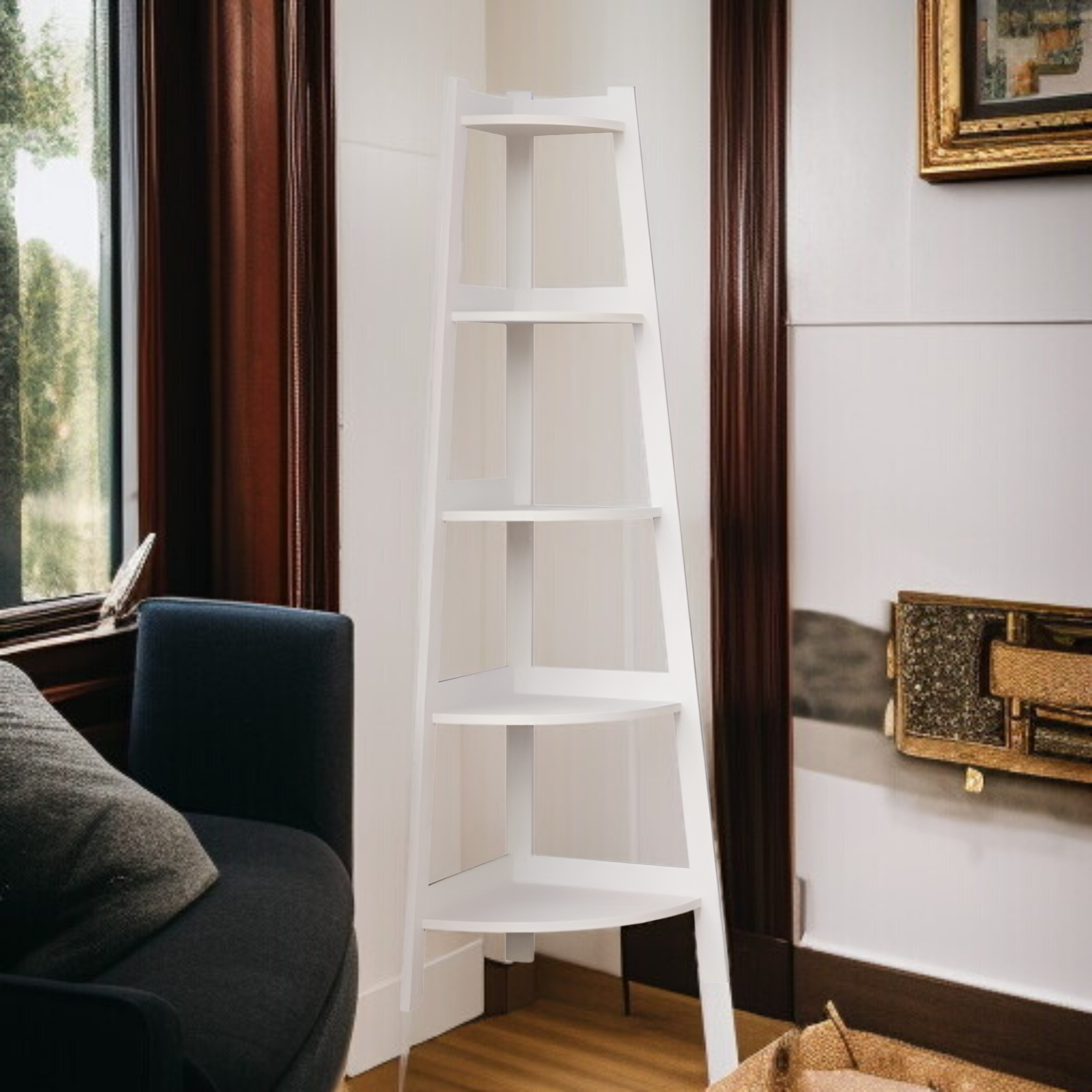 Estante multifuncional para flores, organizador de plantas de estilo nórdico para balcón