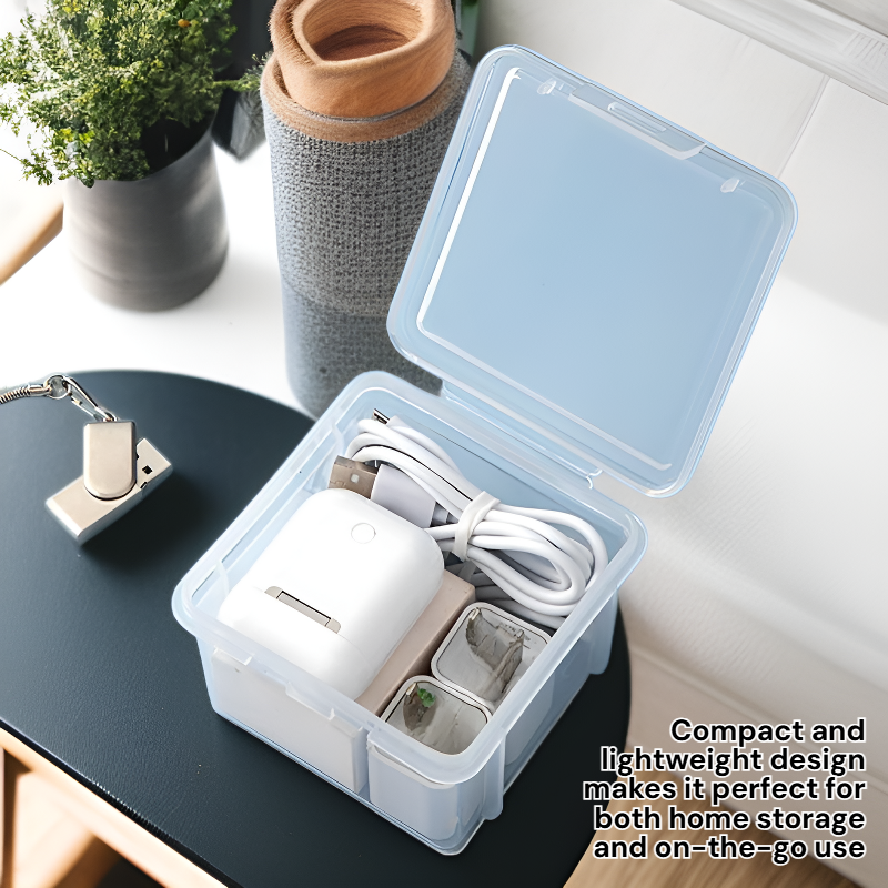 Portable data cable storage bag for home use