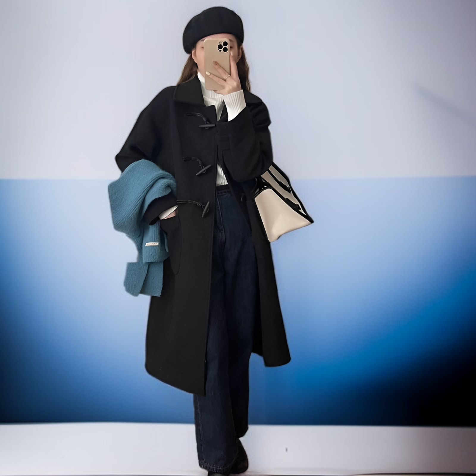 高品質ウール素材の質感