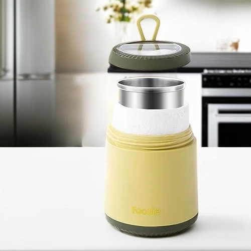  وعاء حفظ الحرارة للمكتب مع غطاء مقاوم للحرارة