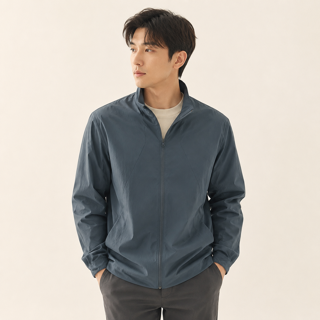 비즈니스 출퇴근용 얇은 방풍 방수 자켓