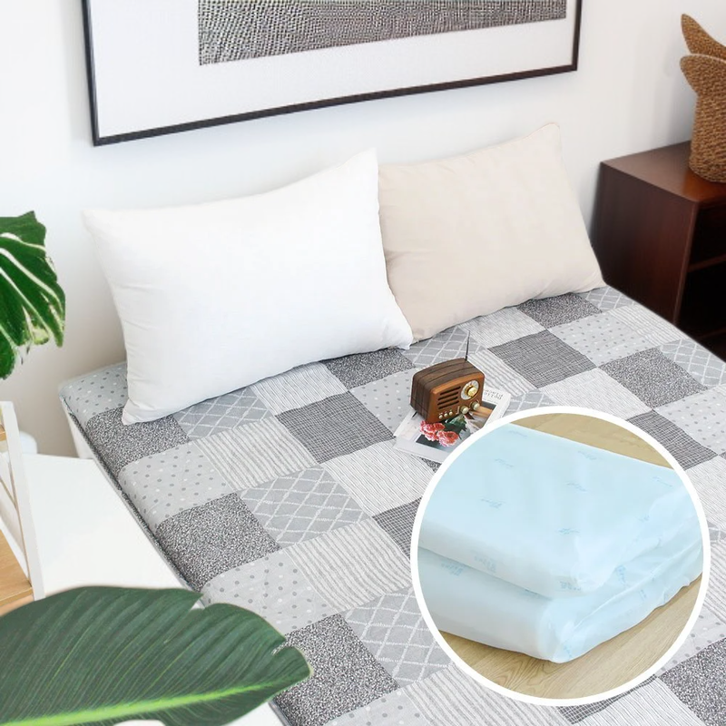 아르떼베딩 보드라운 피치스킨 사계절 요커버+솜포함 요매트